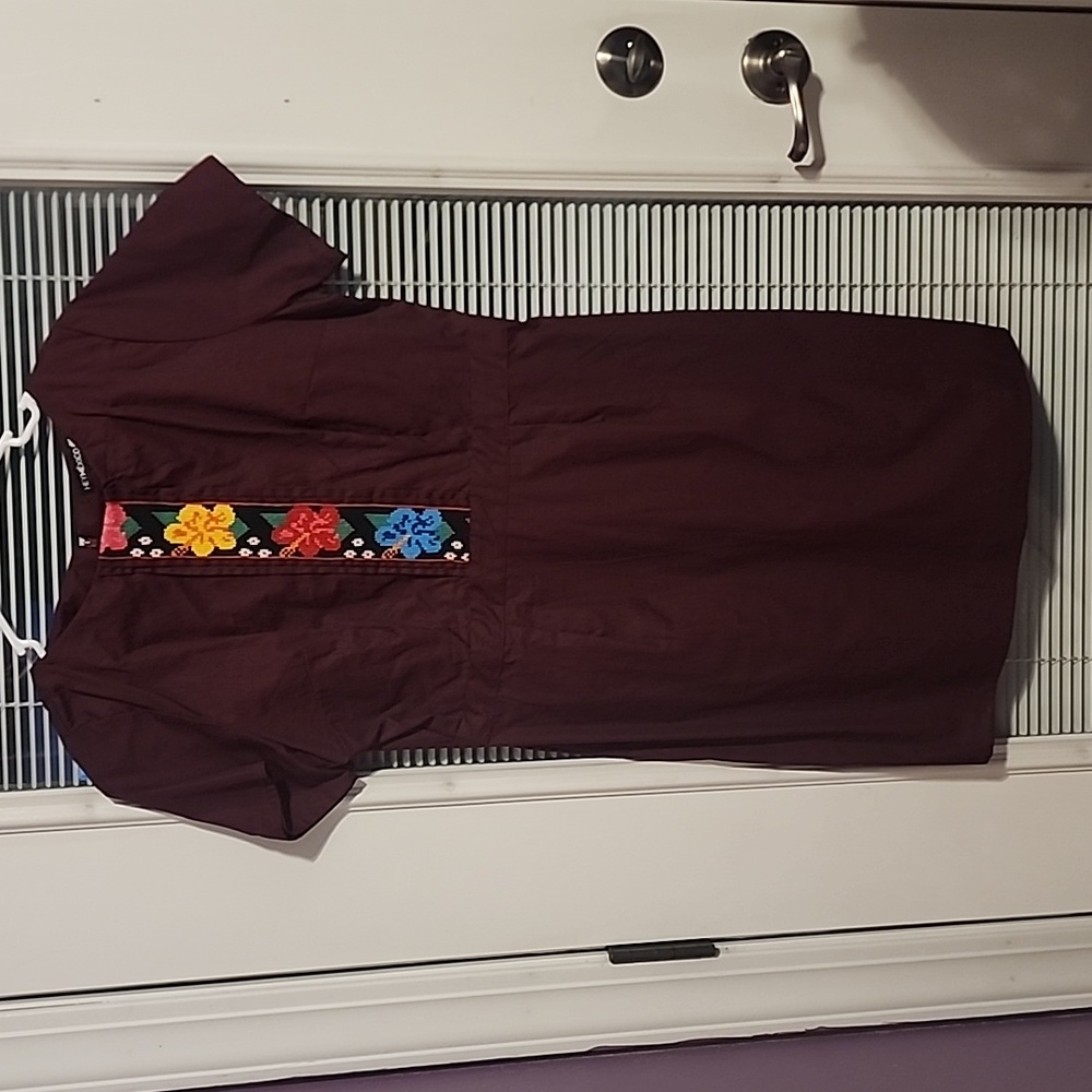 Burgundy Dress
